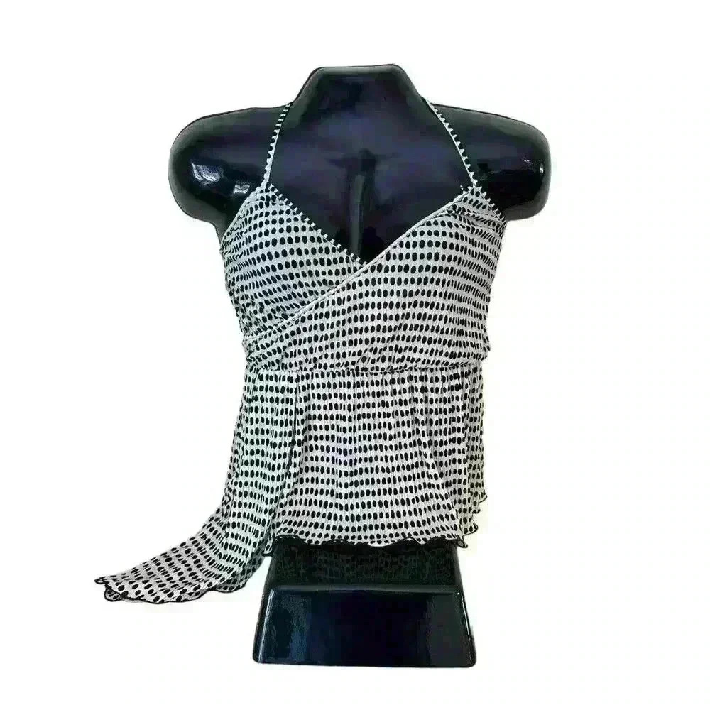 Womens Zara Top Asymmetrical Spaghetti Strap Size S Small Tomato Girl Summer NEW - Picture 2 of 10